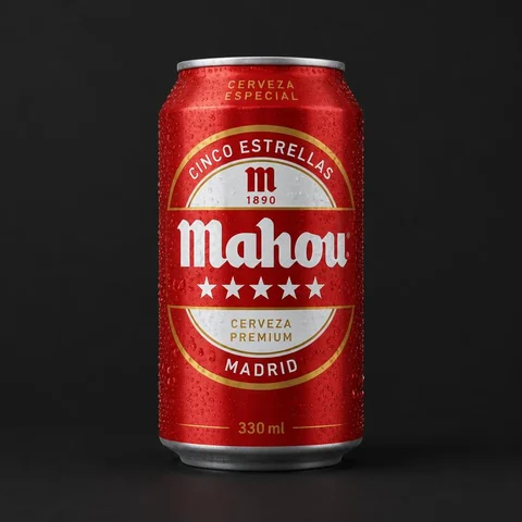 Mahou Cinco Estrellas en lata