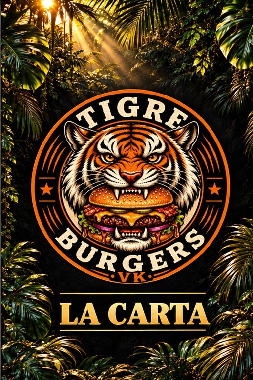 Tigre Burgers VK · La carta